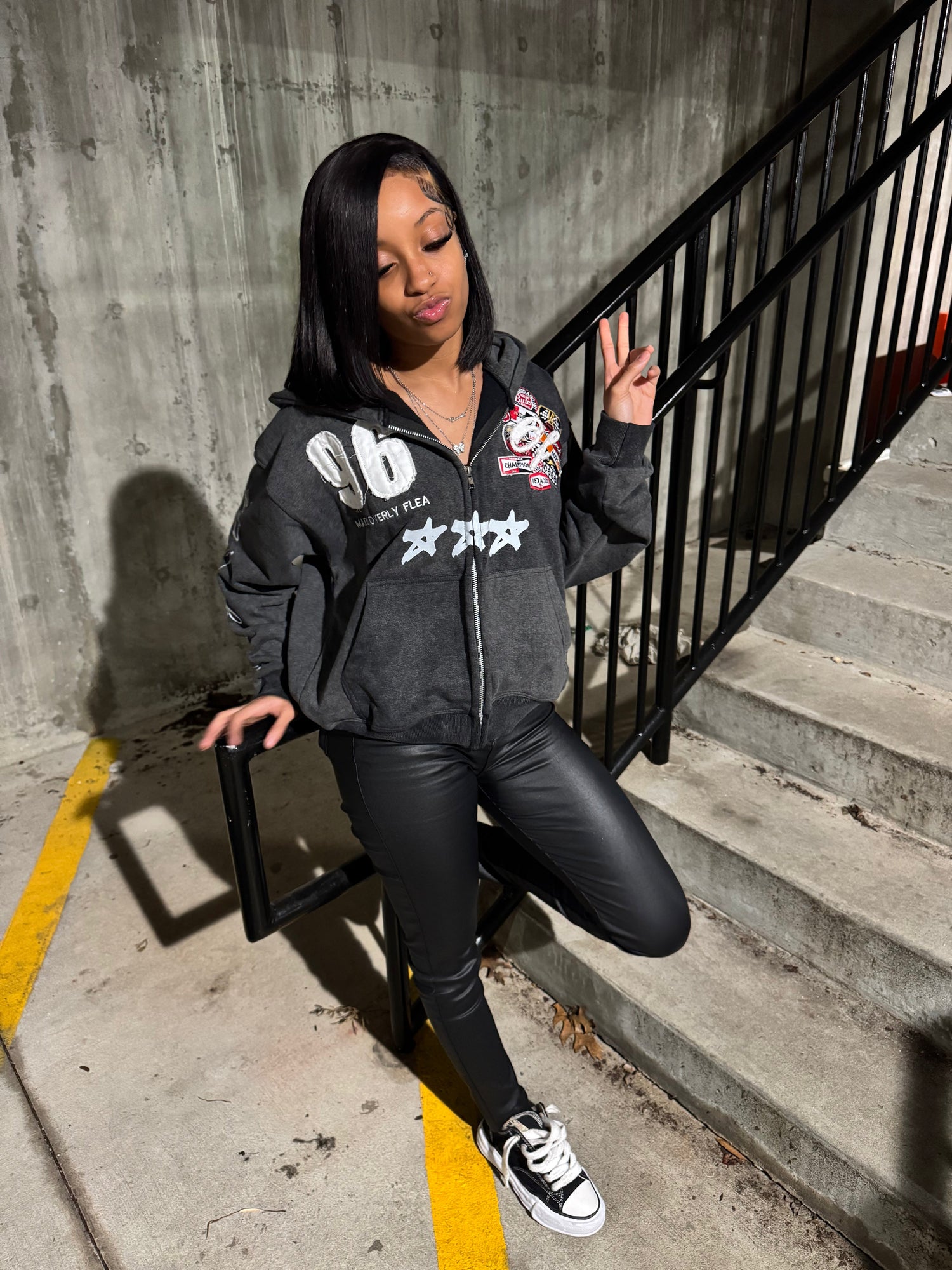 OverlyFlea PatchWork Zip-Up