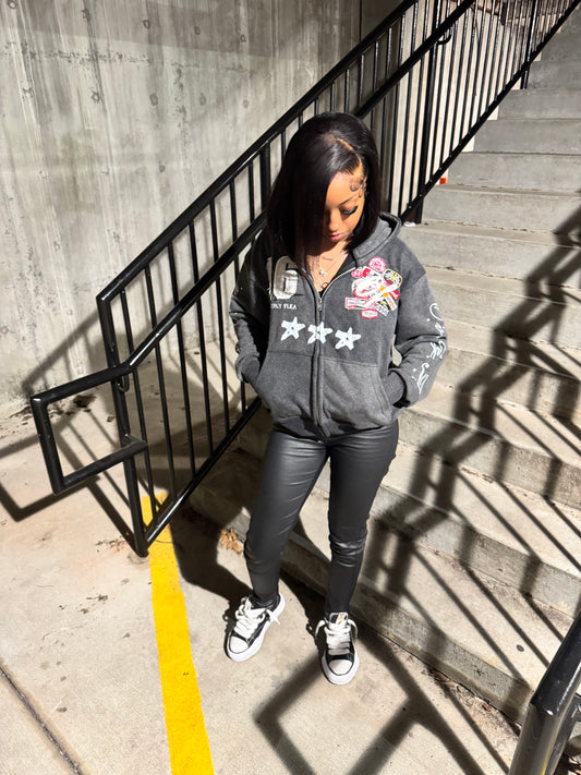OverlyFlea PatchWork Zip-up